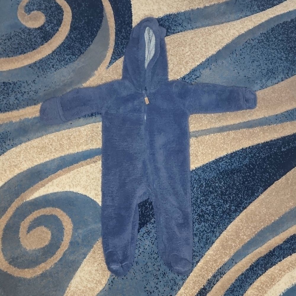 Carter's Navy Blue Fleece Snowsuit